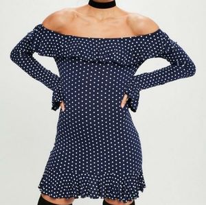 Missguided longsleeve mini dress